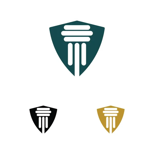 Πρότυπο διανύσματος λογότυπου στήλης — Διανυσματικό Αρχείο