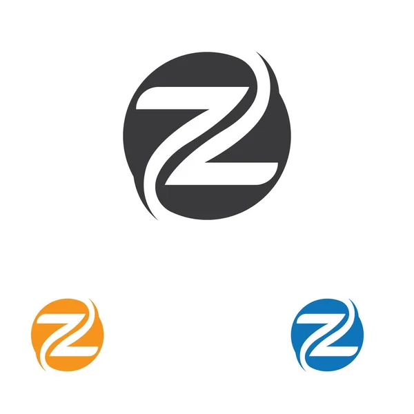 Z Brief Logo Vorlage Vektor Symbol Abbildung — Stockvektor