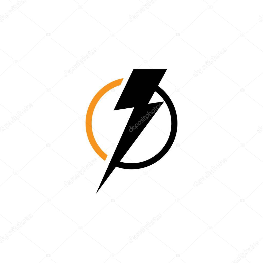 Lightning bolt flash thunderbolt icons vector