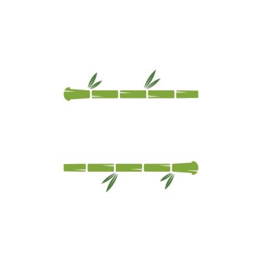 Bambu logo şablon vektör simgesi