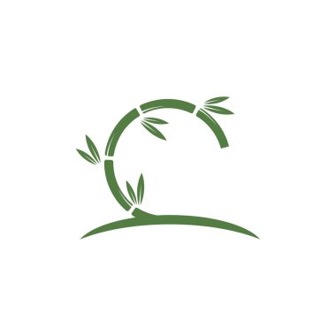 Bambu logo şablon vektör simgesi