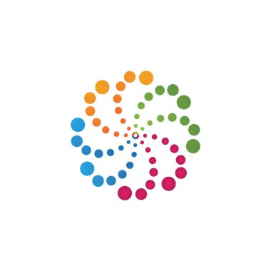 Girdap vektör çizim simgesi