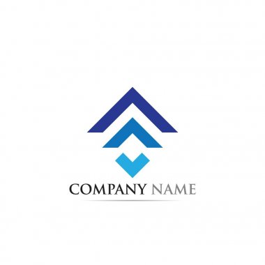 İş finans logo şablonu