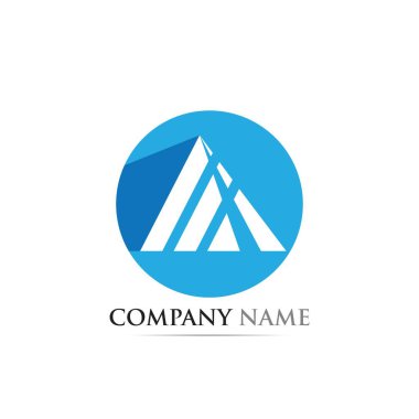 İş finans logo şablonu