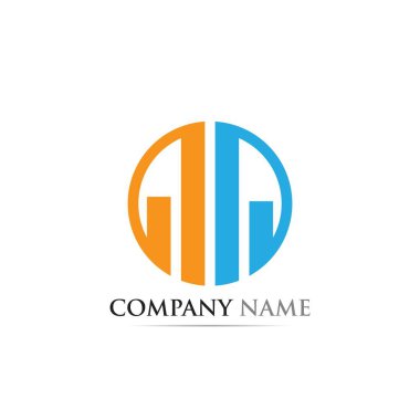 İş finans logo şablonu