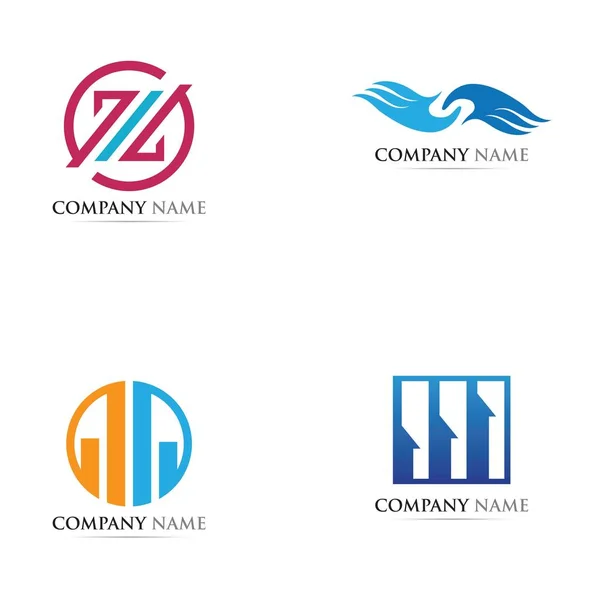 Vorlage für das Logo der Unternehmensfinanzierung — Stockvektor