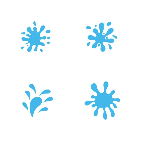 Splash Water logo szablon ilustracja wektor — Wektor stockowy