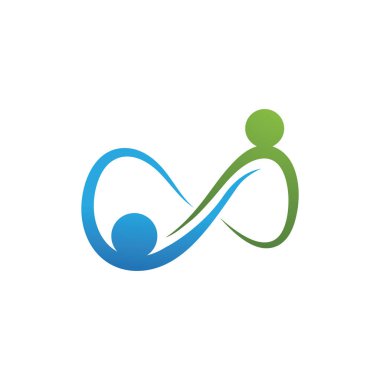 Aile bakımı sonsuzluk logosu ve sembolü 