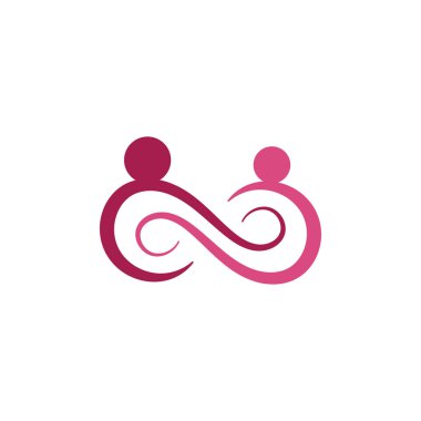 Aile bakımı sonsuzluk logosu ve sembolü 