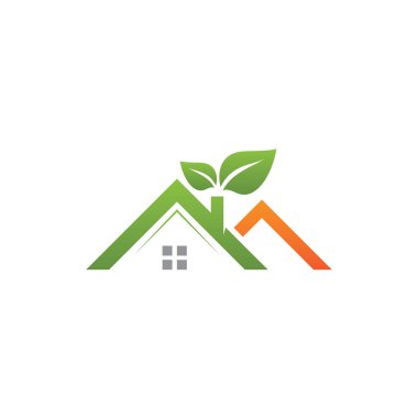 Gayrimenkul logosu, ev çatı emlak logosu ile ilgili