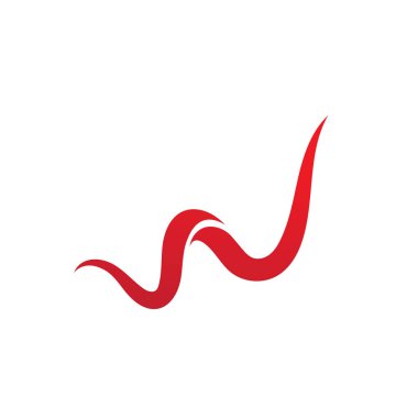 W Logo ve sembol Şablonu