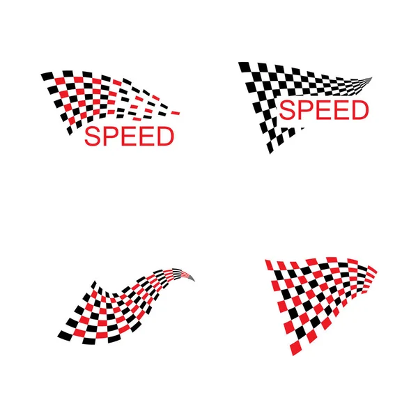 Race zászló ikonra design — Stock Vector
