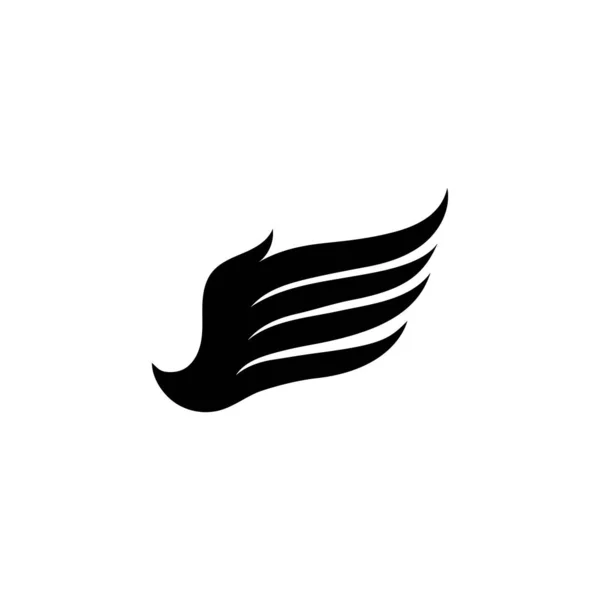 Vleugel logo en symbool bedrijfssjabloon — Stockvector