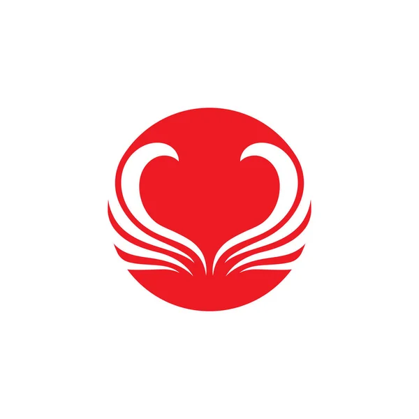 Flügel Logo und Symbol Geschäftsvorlage — Stockvektor