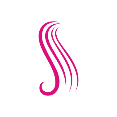 stil saç kesimi simgesi illüstrasyon