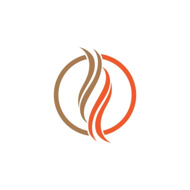 saç kesimi simgesi illüstrasyon