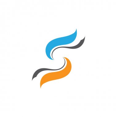 İş kurumsal S harfi logo