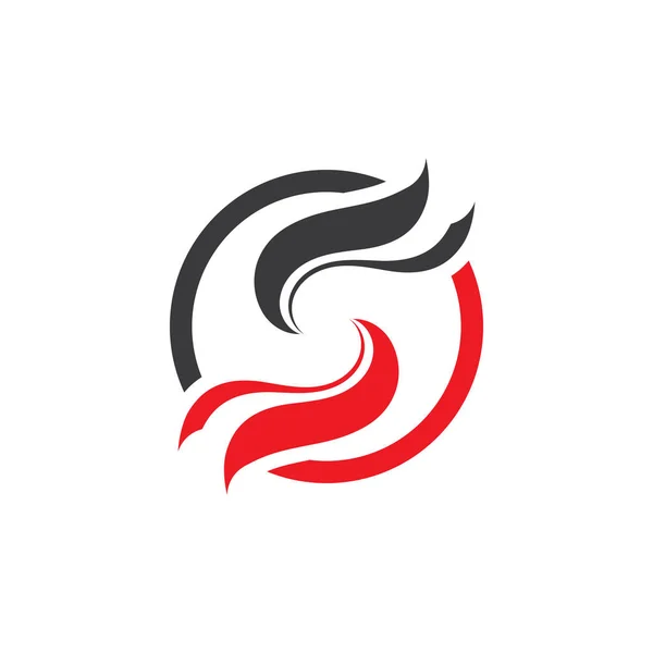 Biznes firmy S list logo — Wektor stockowy