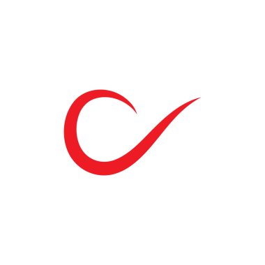 C harfi logo şablonu