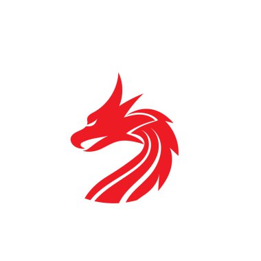 Ejderha vektör simgesi illüstrasyon