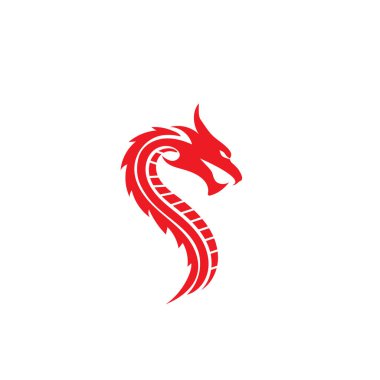 Ejderha vektör simgesi illüstrasyon