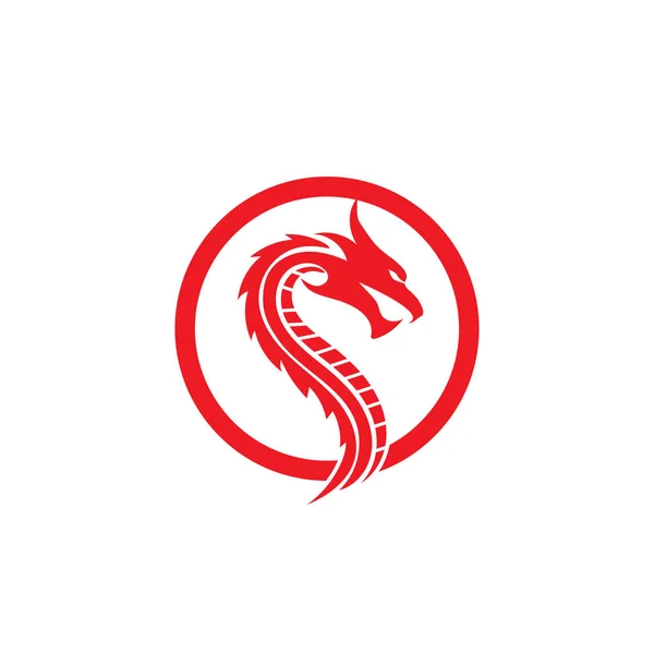 Ilustración del icono del vector Dragon — Vector de stock
