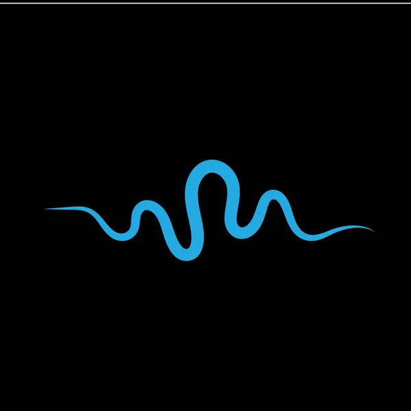 Векторная иллюстрация звуковых волн — стоковый вектор