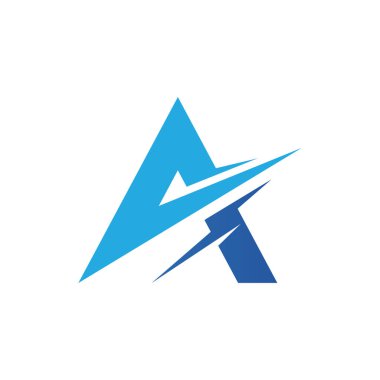 Bir harf logo şablonu