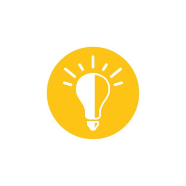 ampul sembolü vektör tasarım çizimleri