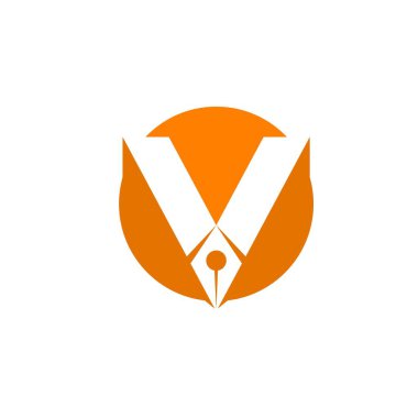 V Logo Images Stok Vektörleri