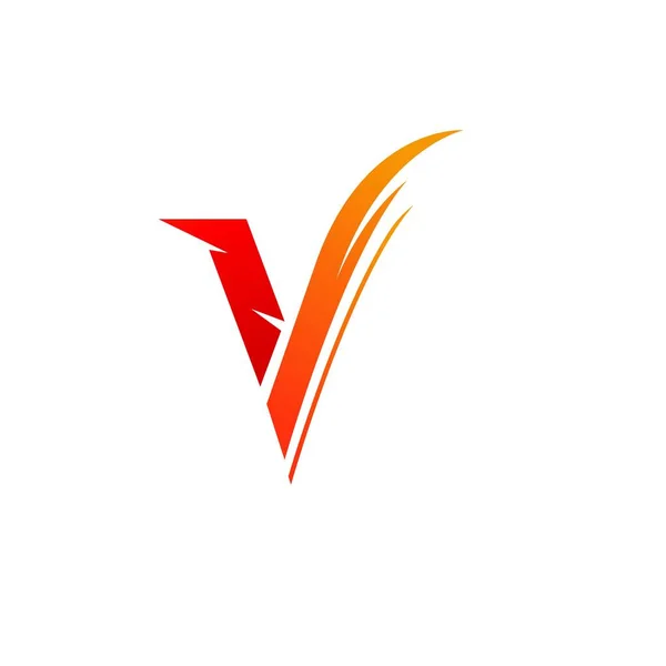 V ロゴ イメージ ストック ベクトル — ストックベクタ
