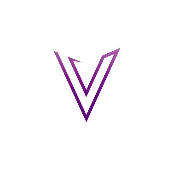 V Logo Imagens Stock Vectores — Vetor de Stock