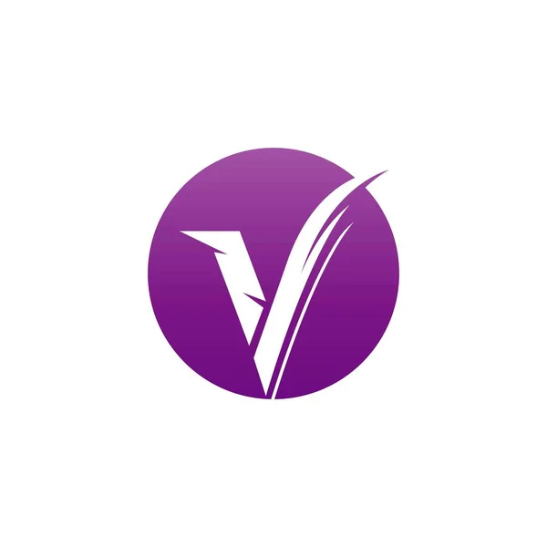 V Logo Immagini Stock Vector — Vettoriale Stock
