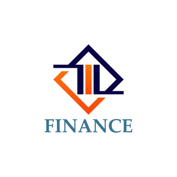 Modèle de conception de logo Finance. Illustration vectorielle — Image vectorielle