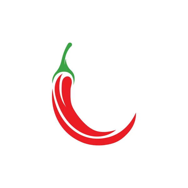 Chilli-Pepper ikona. Plochá ilustrace chilli-papričkové vektorové — Stockový vektor