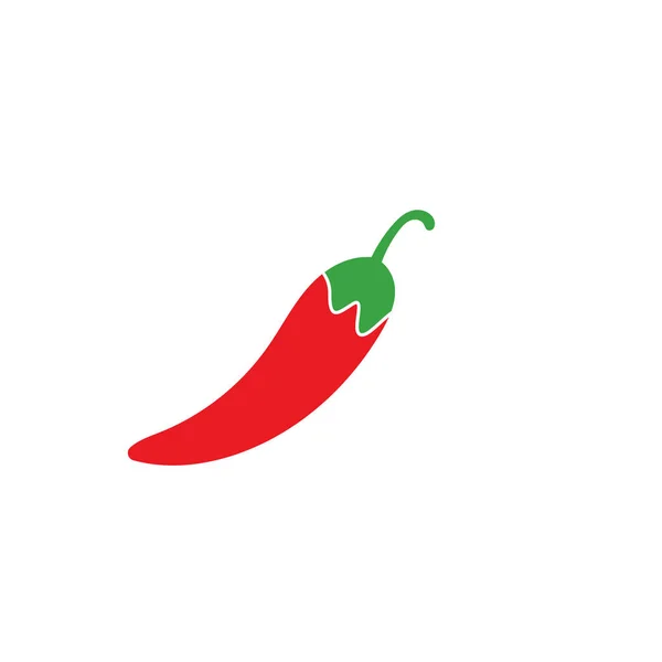 Ícone de pimenta. ilustração plana de pimentão - vetor ic —  Vetores de Stock