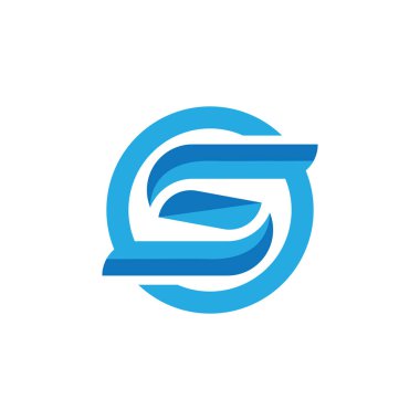 s logosu ve sembolleri şablon vektörü