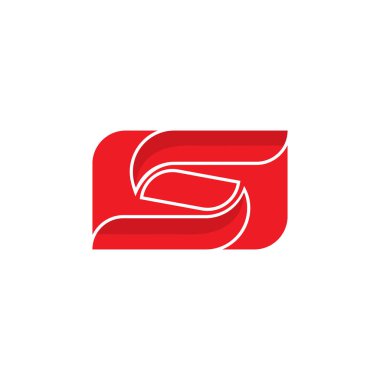 s logosu ve sembolleri şablon vektörü