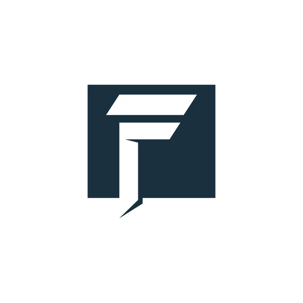 F логотип і символи шаблон вектор — стоковий вектор