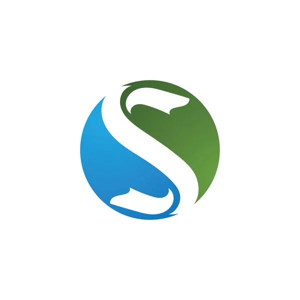 S logo i wektor szablonu symboli — Wektor stockowy