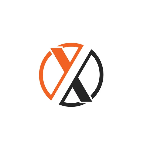 X Carta Logo Template vetor ícone — Vetor de Stock