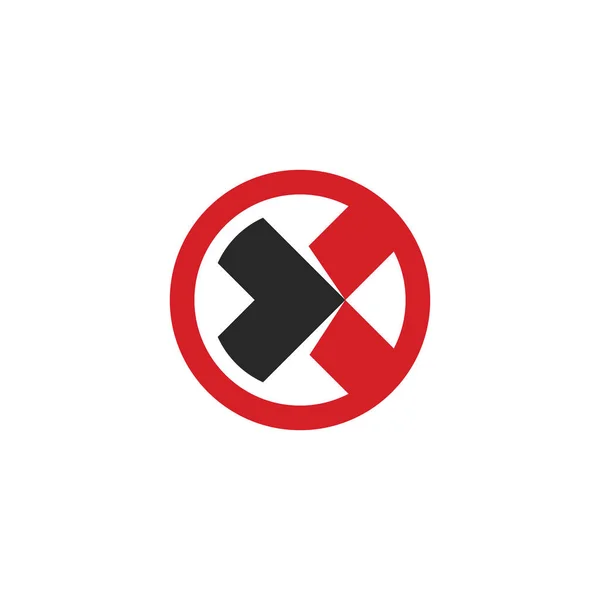 X Letter Logo Template vector pictogram — Stockvector