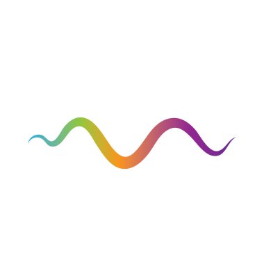 Ses dalgası logosu şablon vektör simgeleri