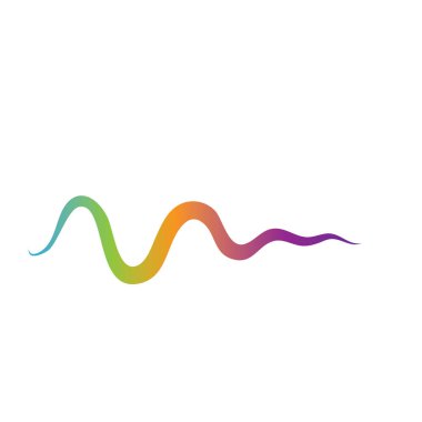 Ses dalgası logosu şablon vektör simgeleri