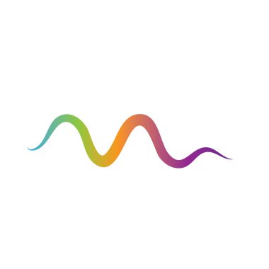 Ses dalgası logosu şablon vektör simgeleri