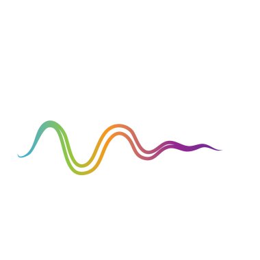 Ses dalgası logosu şablon vektör simgeleri