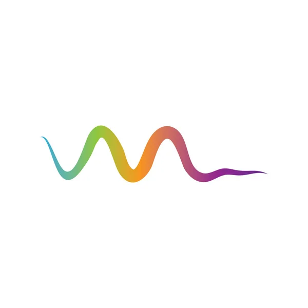 Icone vettoriali modello logo onda sonora — Vettoriale Stock