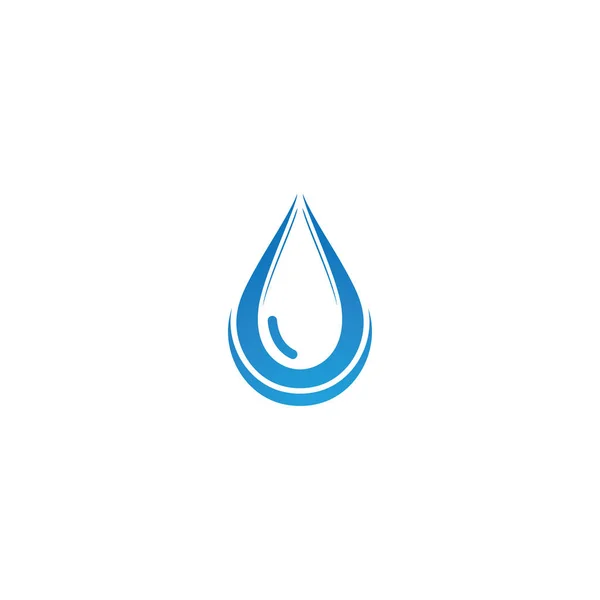 Modèle de logo goutte d'eau illustration — Image vectorielle