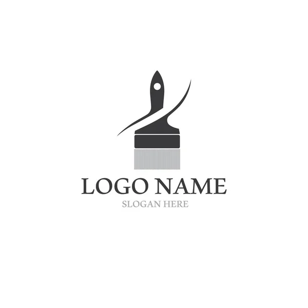 Paint Logo Template vector icon — Stock Vector