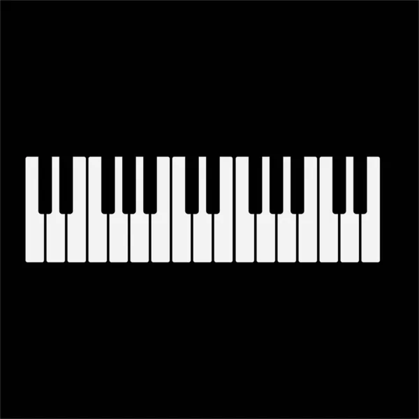 Piano ikon vektor ilustration mall logotyp — Stock vektor